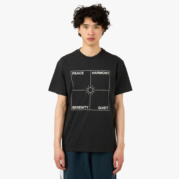 Museum Of Peace & Quiet Four Corners T-Shirt Black 1
