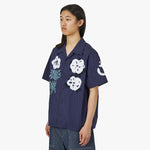 Chemise Flower & Cactus de NOMA t.d. / Bleu marine  2