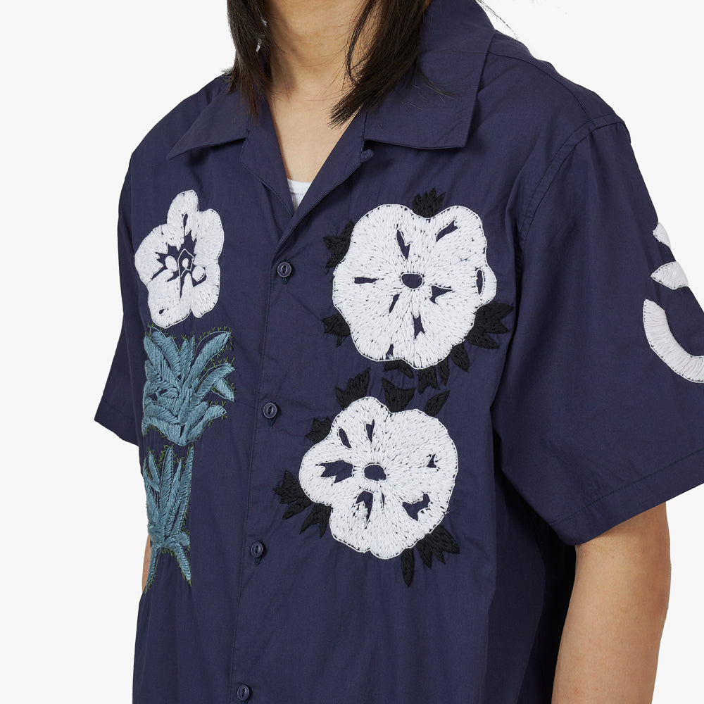 NOMA t.d. Flower & Cactus Shirt / Navy – Livestock