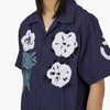 Chemise Flower & Cactus de NOMA t.d. / Bleu marine  4
