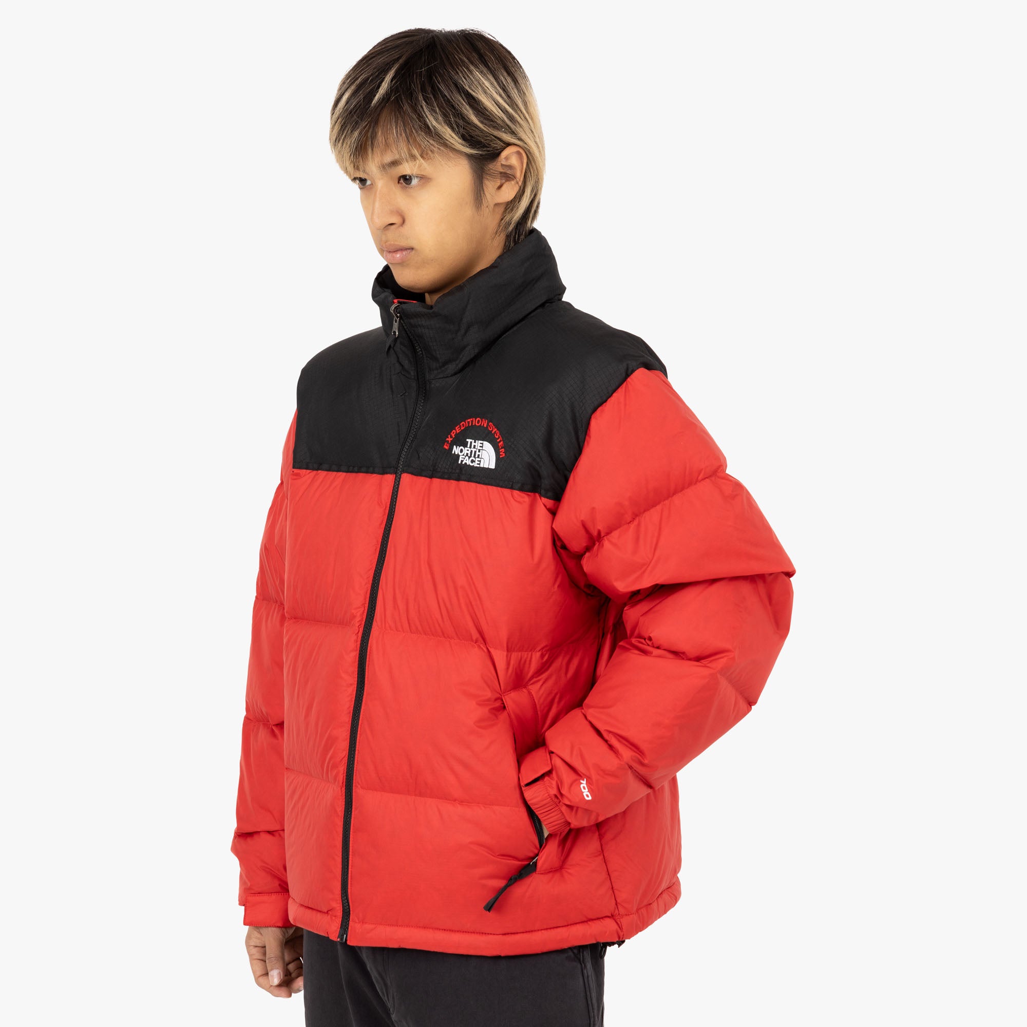 Nuptse north face red new arrivals