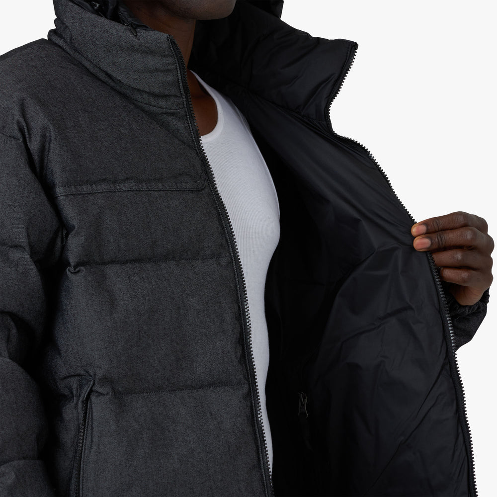 The North Face 92 Veste Reversible Nuptse TNF Denim Noir Livestock