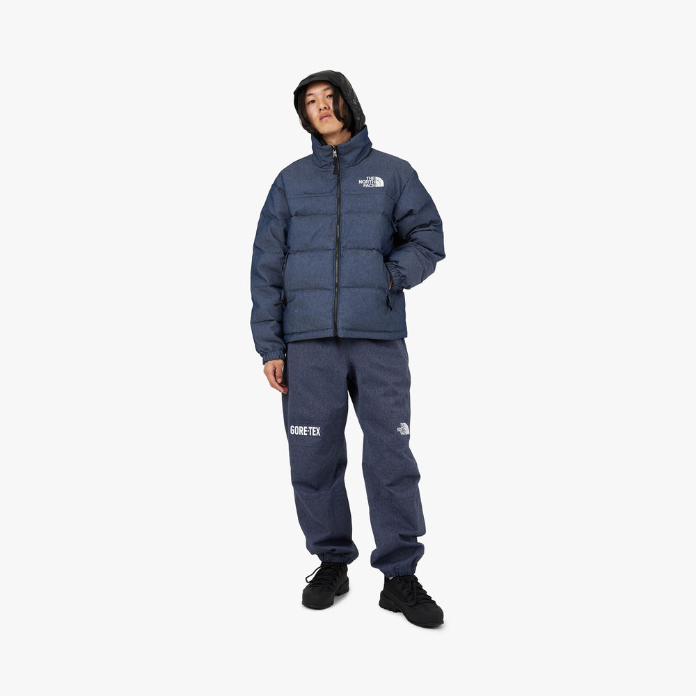 The North Face 92 Reversible Nuptse Jacket Denim Blue Livestock