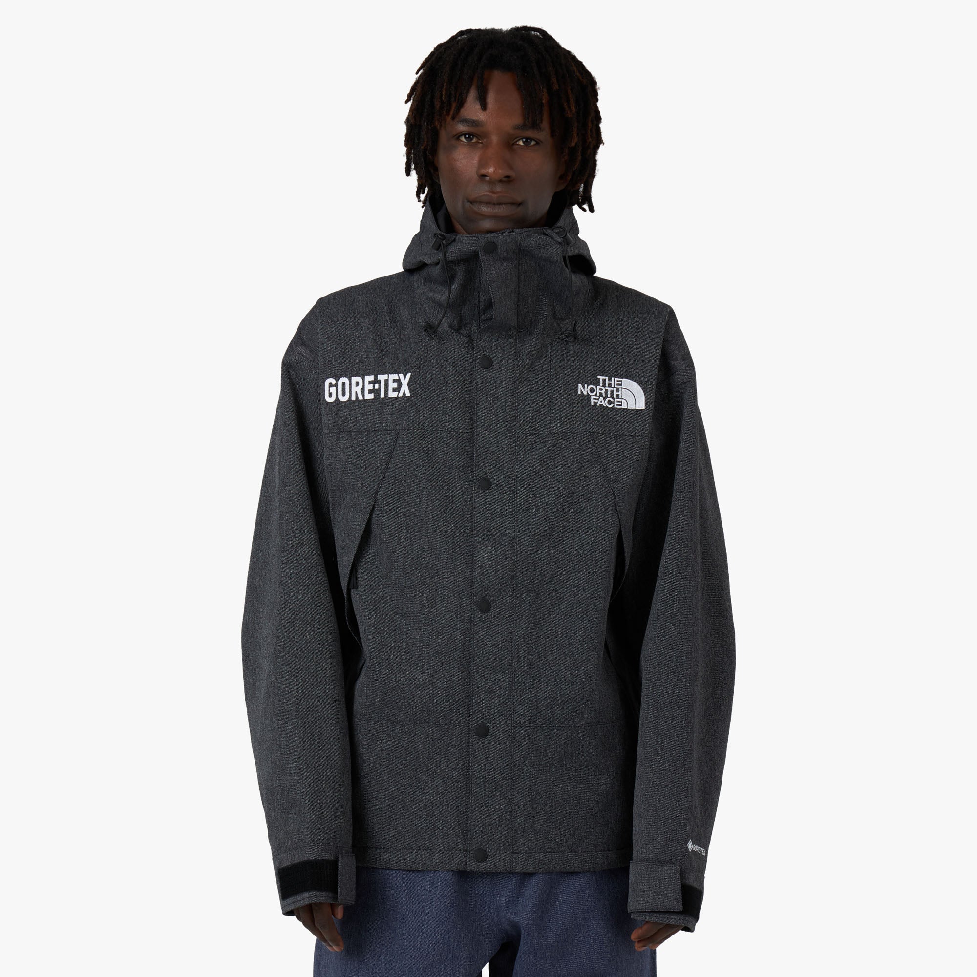 The North Face GTX Mountain Jacket / TNF Black Denim – Livestock