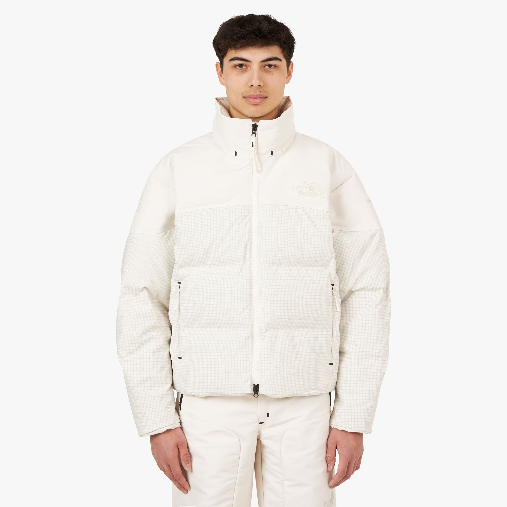 The North Face RMST Steep Tech Nuptse Down Jacket / White Dune 1