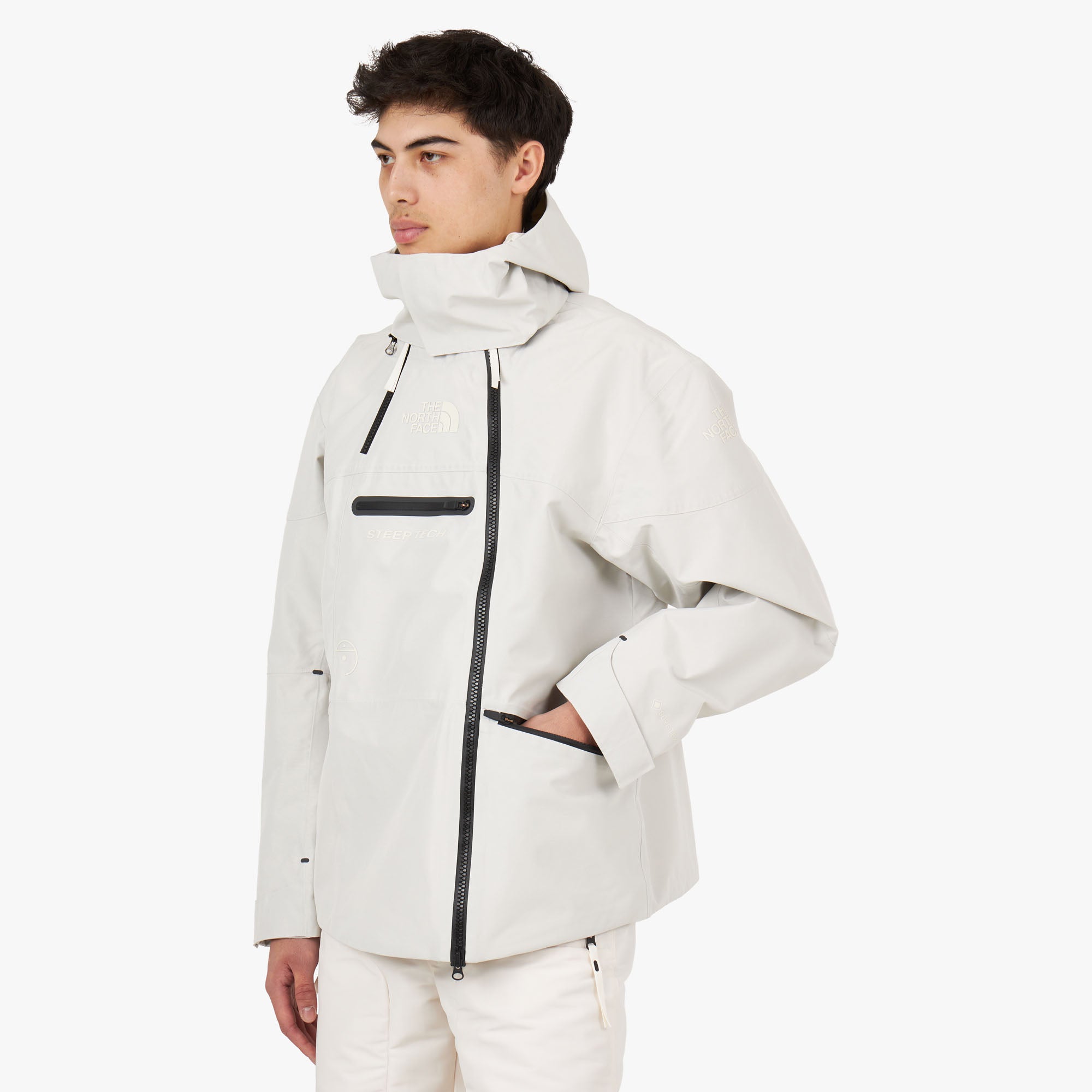 The North Face RMST Steep Tech GORE TEX Work Jacket White Dune Livestock