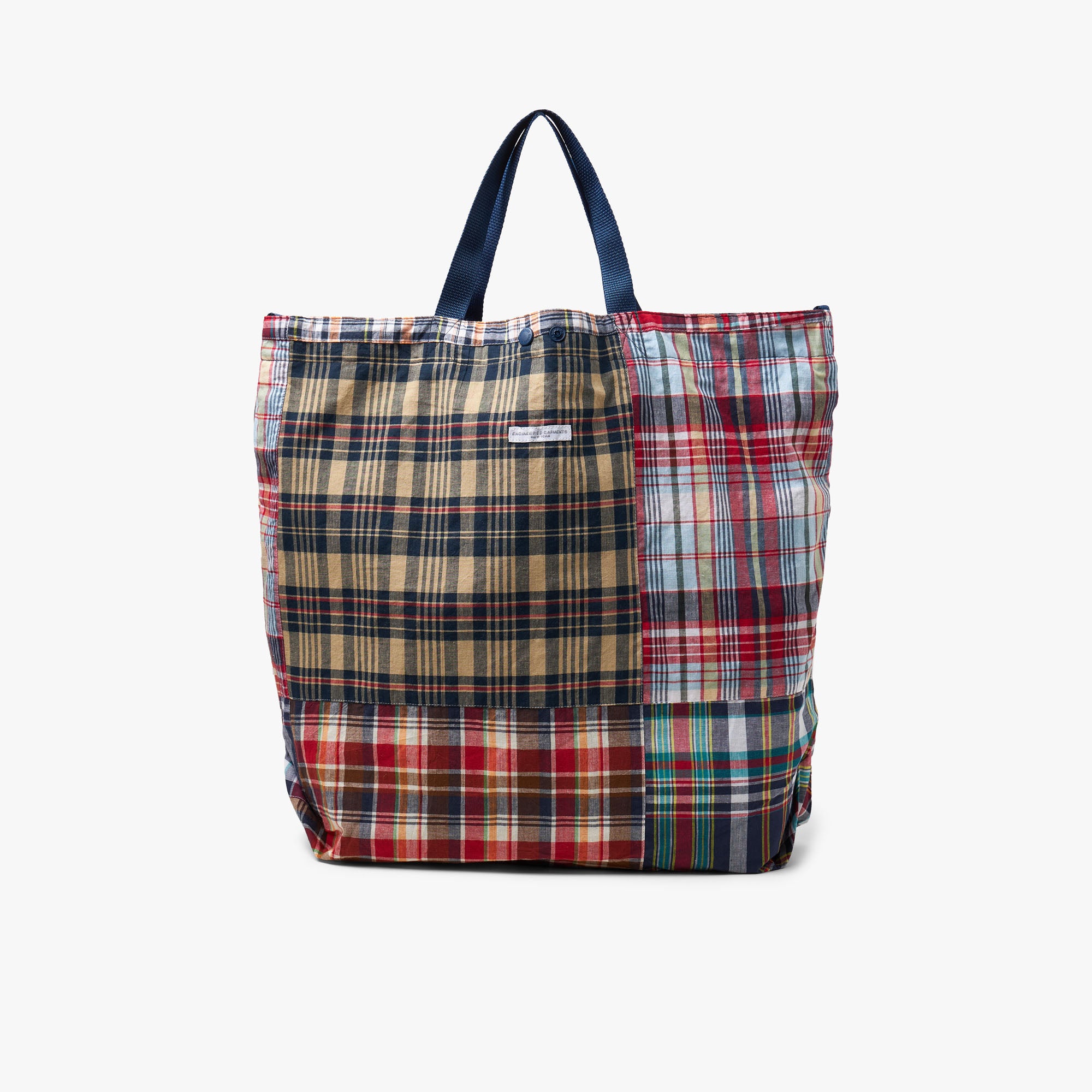 Engineered Garments Carry All Tote / Patchwork Madras 1