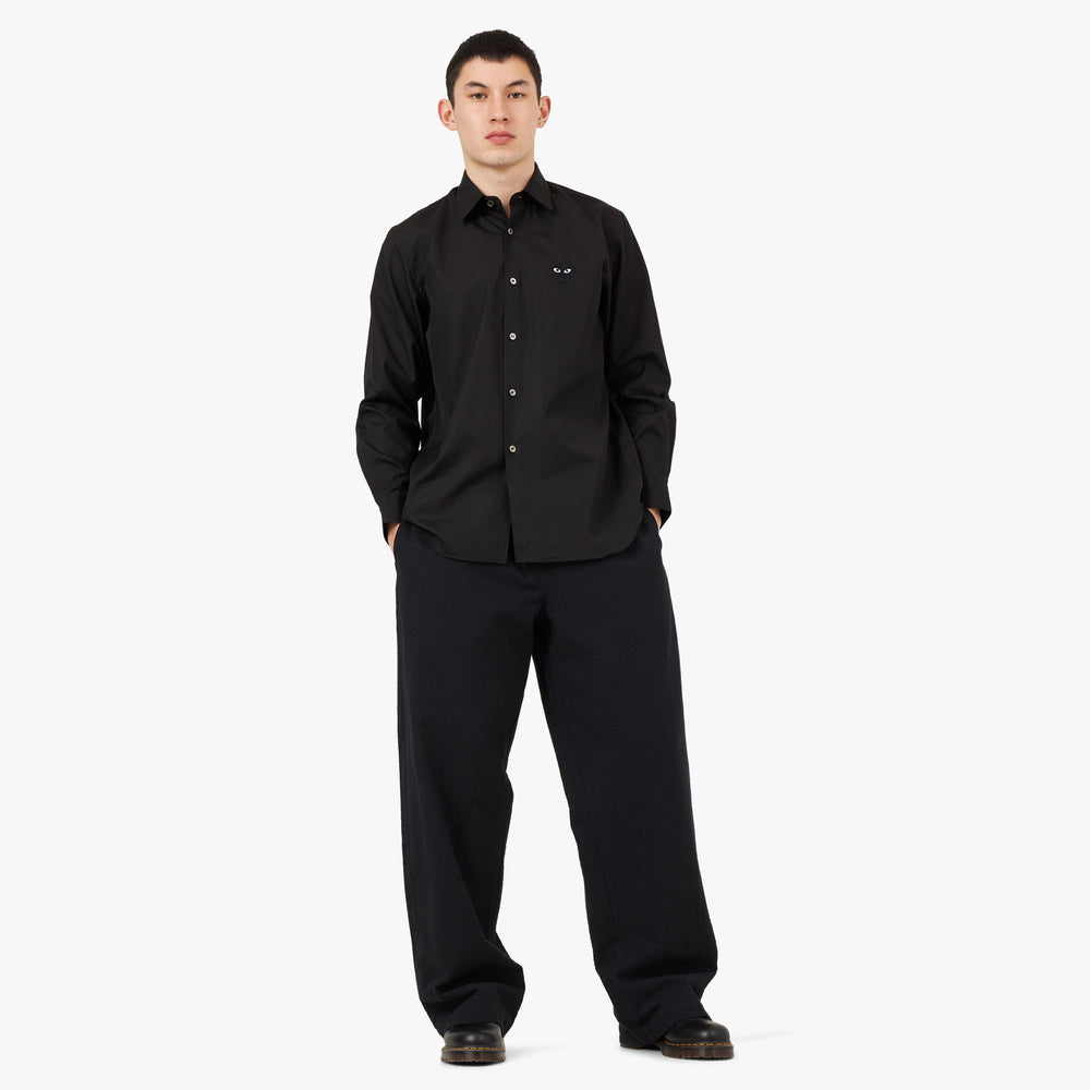 COMME des GARCONS PLAY Black Heart Shirt Black Livestock