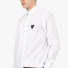 COMME des GARÇONS PLAY Black Heart Shirt / White 4