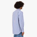COMME des GARÇONS PLAY Striped Long Sleeve Shirt / Blue 2