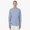 COMME des GARÇONS PLAY Invader Striped Shirt Blue / White Stripes 1