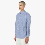 COMME des GARÇONS PLAY Invader Striped Shirt Blue / White Stripes 2