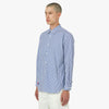 COMME des GARÇONS PLAY Invader Striped Shirt Blue / White Stripes 2