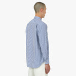 COMME des GARÇONS PLAY Invader Striped Shirt Blue / White Stripes 3