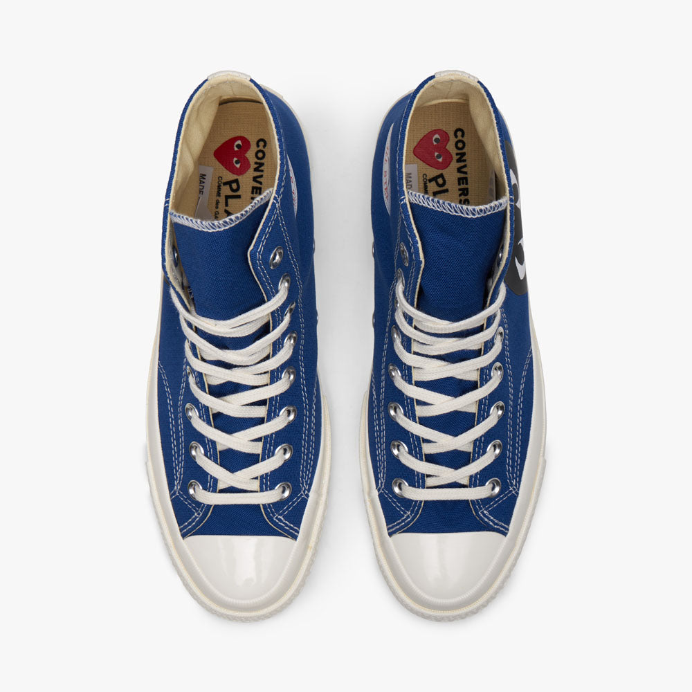 Blue low top converse clearance