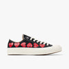 Converse x COMME des GARÇONS PLAY Chuck Taylor Ox / Multi Heart Black - Low Top  1