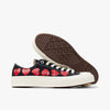 Converse x COMME des GARÇONS PLAY Chuck Taylor Ox / Multi Heart Black - Low Top  2