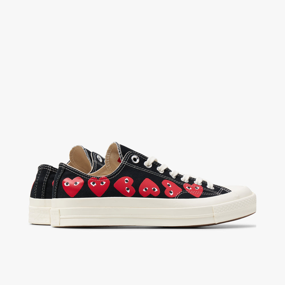 Converse black heart best sale