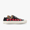 Converse x COMME des GARÇONS PLAY Chuck Taylor Ox / Multi Heart Black - Low Top  4