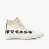 Converse x COMME des GARÇONS PLAY Chuck Taylor Hi / Multi Heart Beige - High Top  1