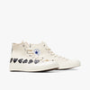 Converse x COMME des GARÇONS PLAY Chuck Taylor Hi / Multi Heart Beige - High Top  3