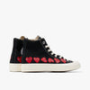 Converse x COMME des GAR�ONS PLAY Chuck Taylor Hi Multi Heart Black   4