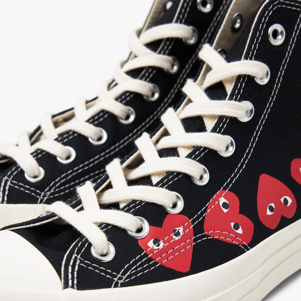 Converse with shop heart on