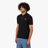 COMME des GARÇONS PLAY Red Heart Polo Shirt / Black 3