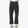 RASSVET (PACCBET) Hearts Print Denim Trousers / Black 1