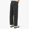 RASSVET (PACCBET) Hearts Print Denim Trousers / Black 3