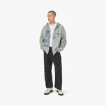 RASSVET (PACCBET) Hearts Print Denim Trousers / Black 6