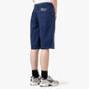 Palmes Twill Patch Shorts Blue 3