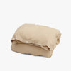 Tekla Cotton Percale Queen Duvet Cover / Sand Beige 1
