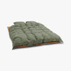 Tekla Cotton Percale Pillowcase / Olive Green 2