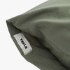 Tekla Cotton Percale Pillowcase / Olive Green 3