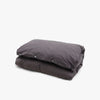 Tekla Cotton Percale Duvet Cover Queen / Dark Taupe 1