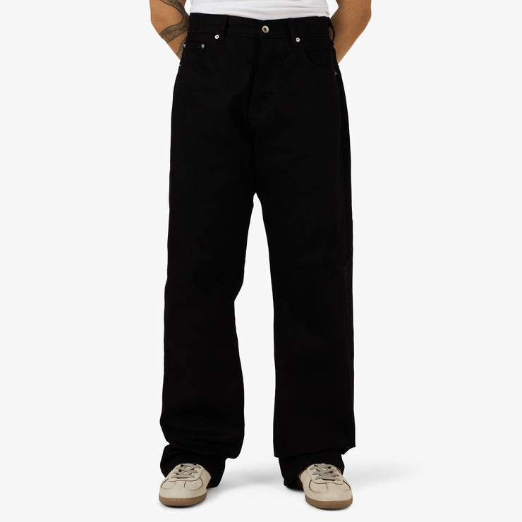 PlazaWorks Modern Wide 5 Pocket Jean Black 1