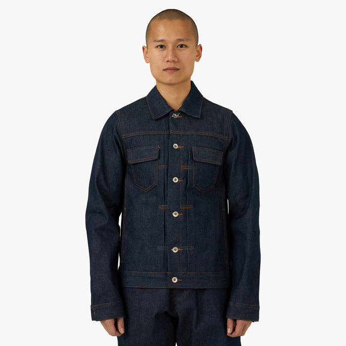 PlazaWorks Modern Type 2 Denim Jacket Indigo Raw 1