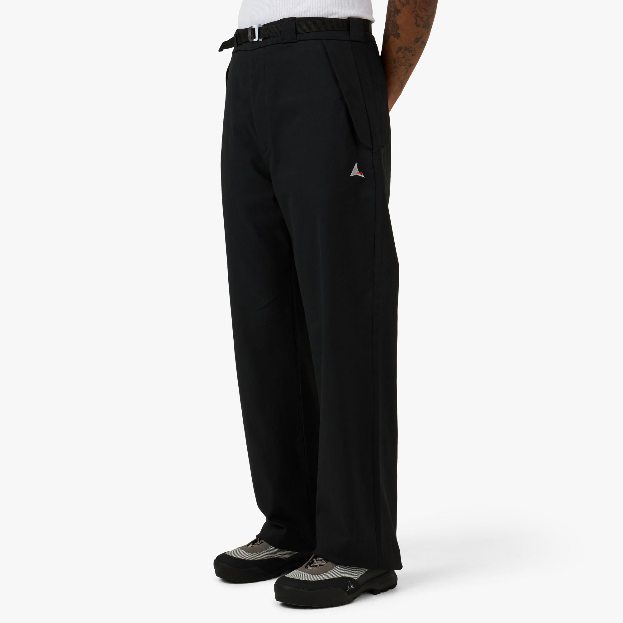 ROA Buckle Chino Pant Black – Livestock