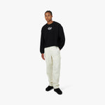 4YE Swoosh Raw Hem Crewneck Black / White 7