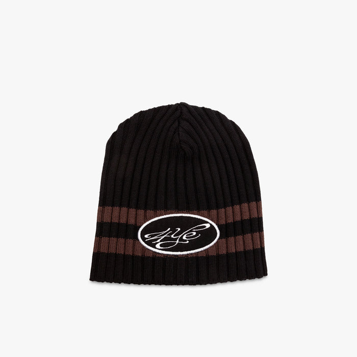 4YE Signature Patch Tuque / Noir / Brun 1
