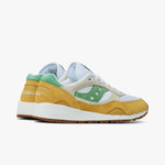 Saucony Shadow 6000 White / Yellow - Green - Low Top  4
