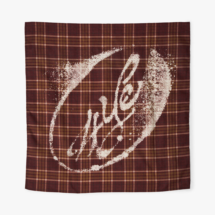 4YE Signature Bandana Scarf Brown / Khaki Green - Gold 1