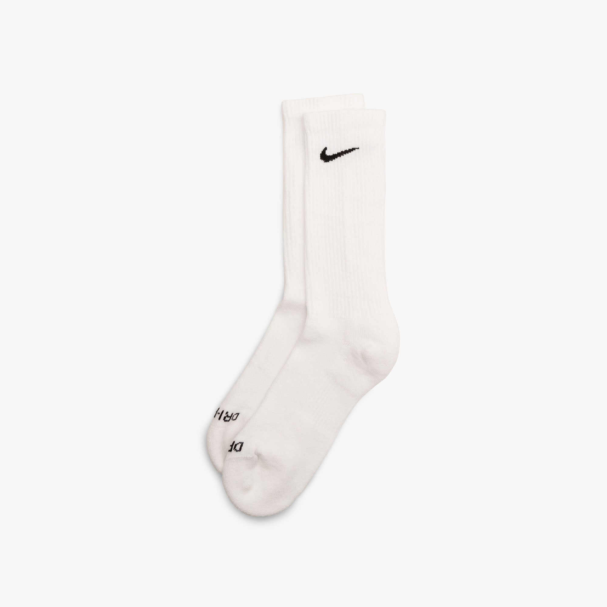 Nike Everyday Plus Cushioned Training Crew Socks (6 Pack) White / Black 1