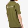 Snow Peak Back Printed Logo T-shirt / Olive 5