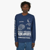 Cold World Frozen Goods Peace Of Mind Long Sleeve T-shirt / True Navy 1
