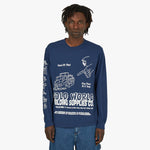 Cold World Frozen Goods Peace Of Mind Long Sleeve T-shirt / True Navy 1