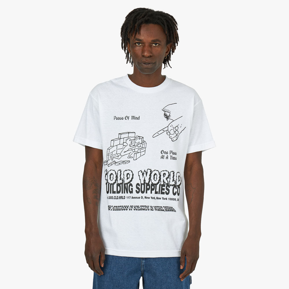 Cold World Frozen Goods Peace Of Mind T-shirt / Blanc 1