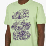 Cold World Frozen Goods Seafood Tower T-shirt / Celadon 4