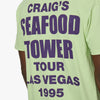 Cold World Frozen Goods Seafood Tower T-shirt / Celadon 5